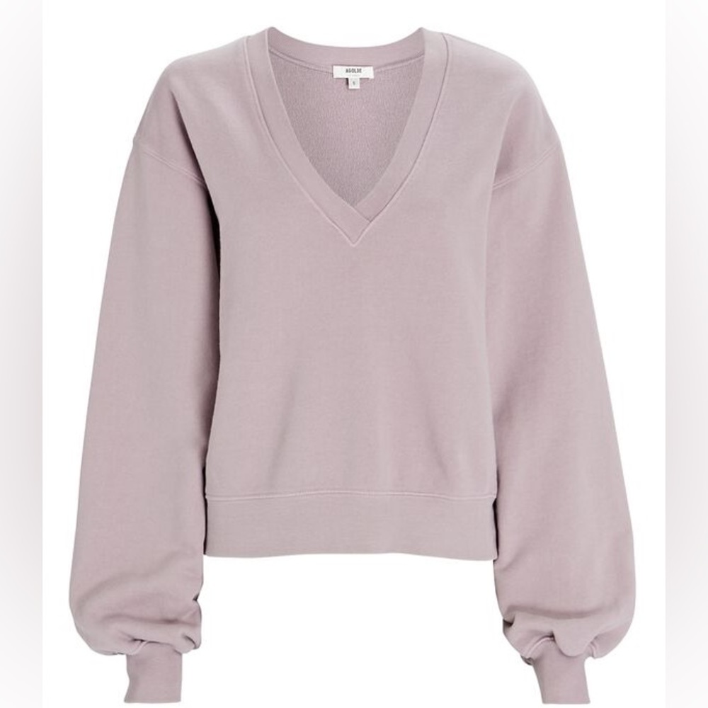 Agolde V Neck Sweatshirt